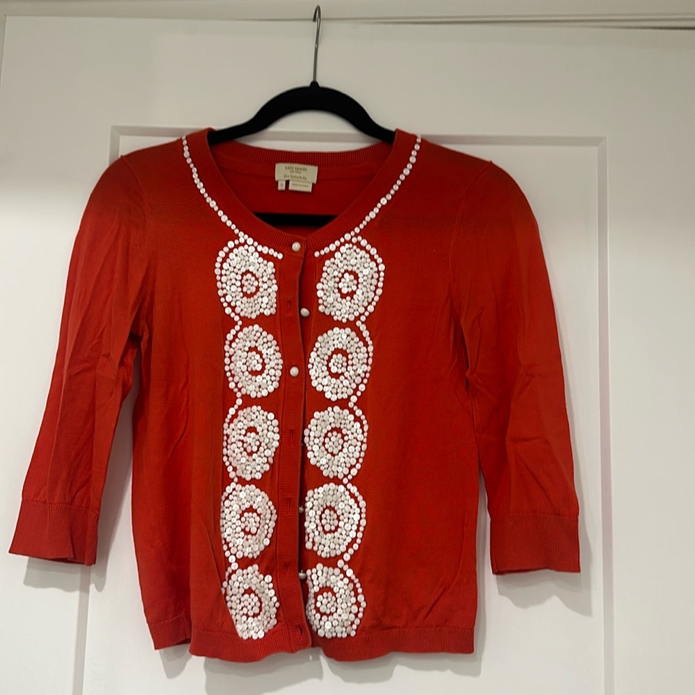Kate Spade rich orange sweater
